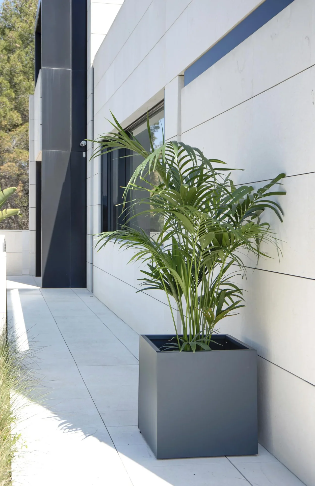 Metall Hochbeet Pflanzkasten 50x50x50 cm Anthrazit - 4