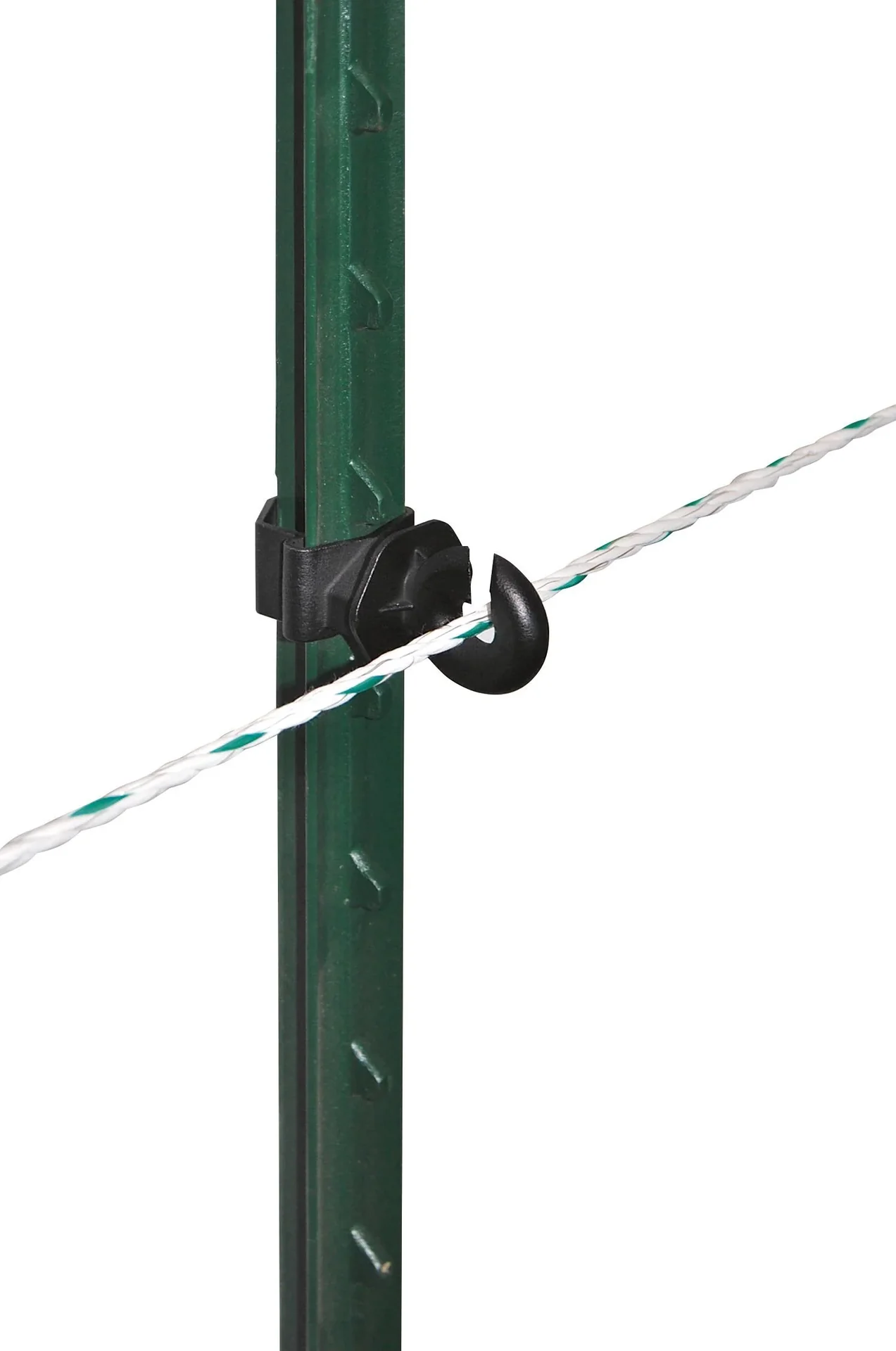 T-Post Ringisolator, schwarz - 1