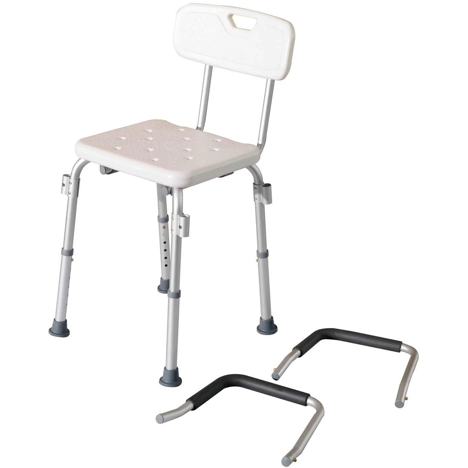 Duschhocker mit Lehne höhenverstellbar - 5