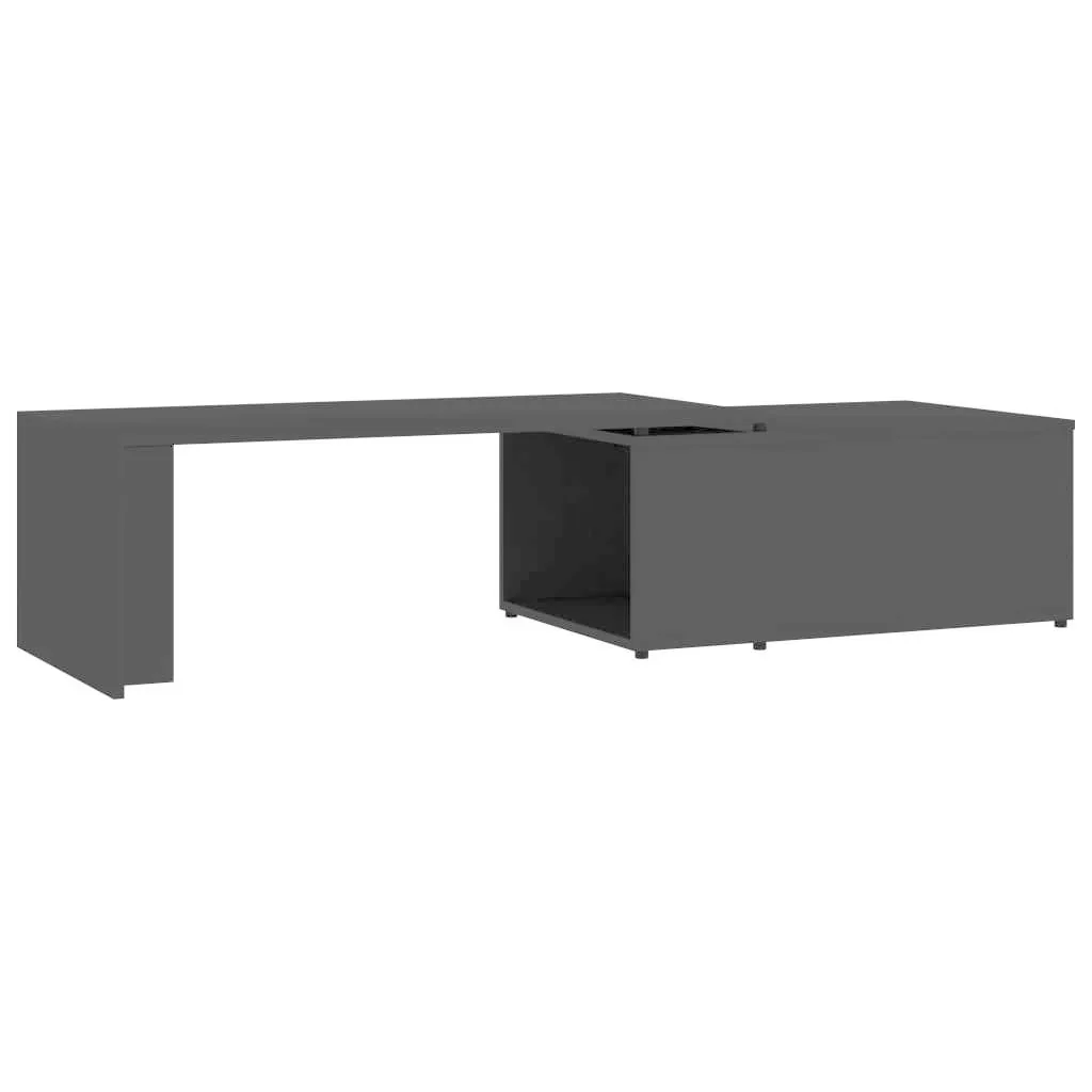 Couchtisch 150x50x35 cm schwarz Spanplatte - 1