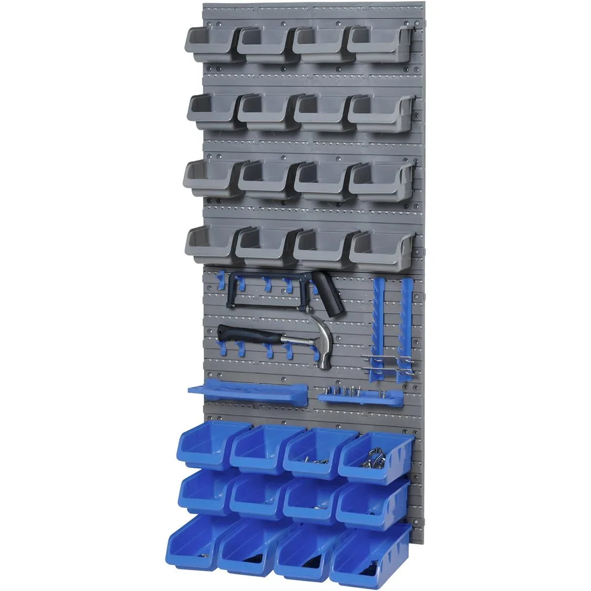 Werkzeugwand-Set 44-teilig Blau+Grau - 4