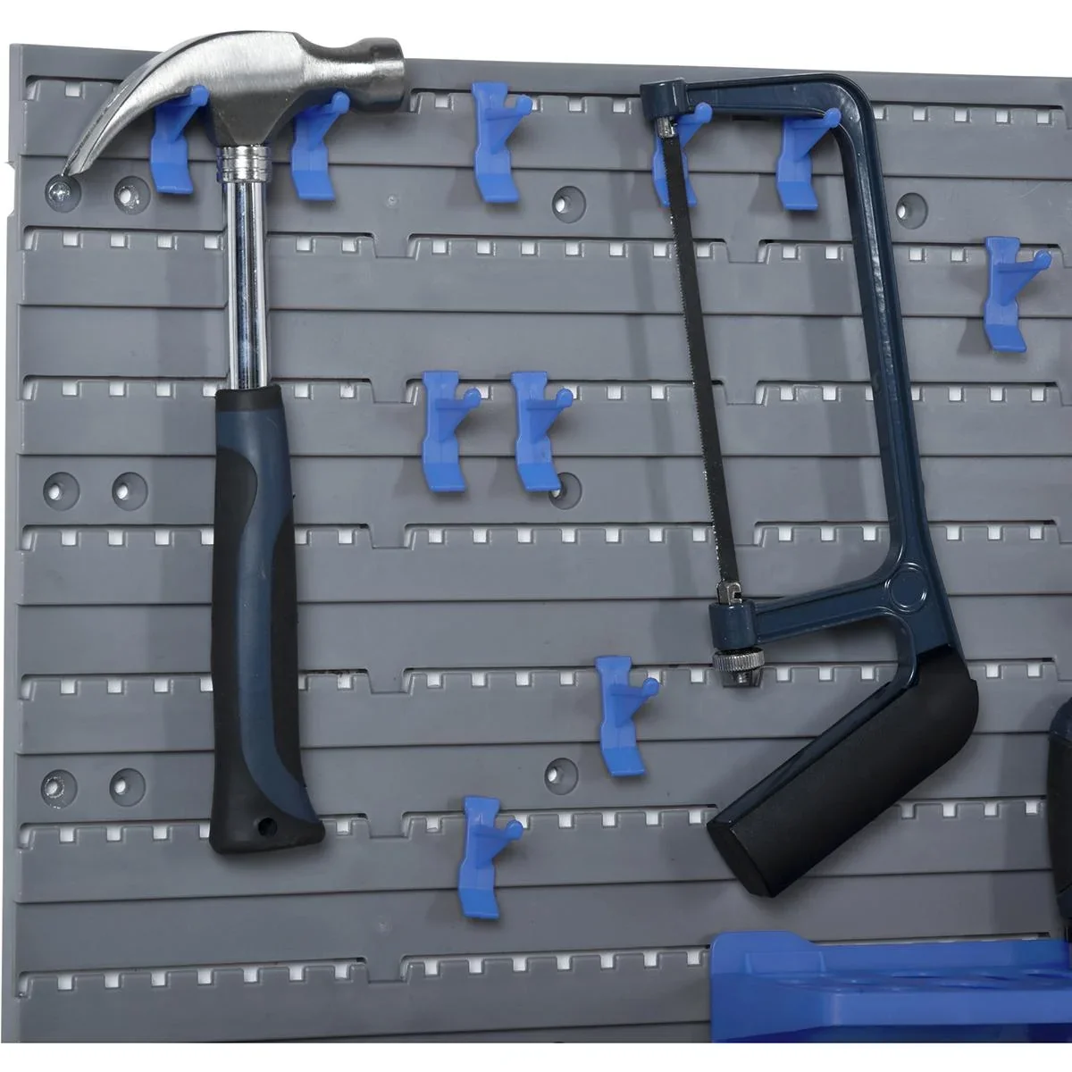 Werkzeugwand-Set 44-teilig Blau+Grau - 6