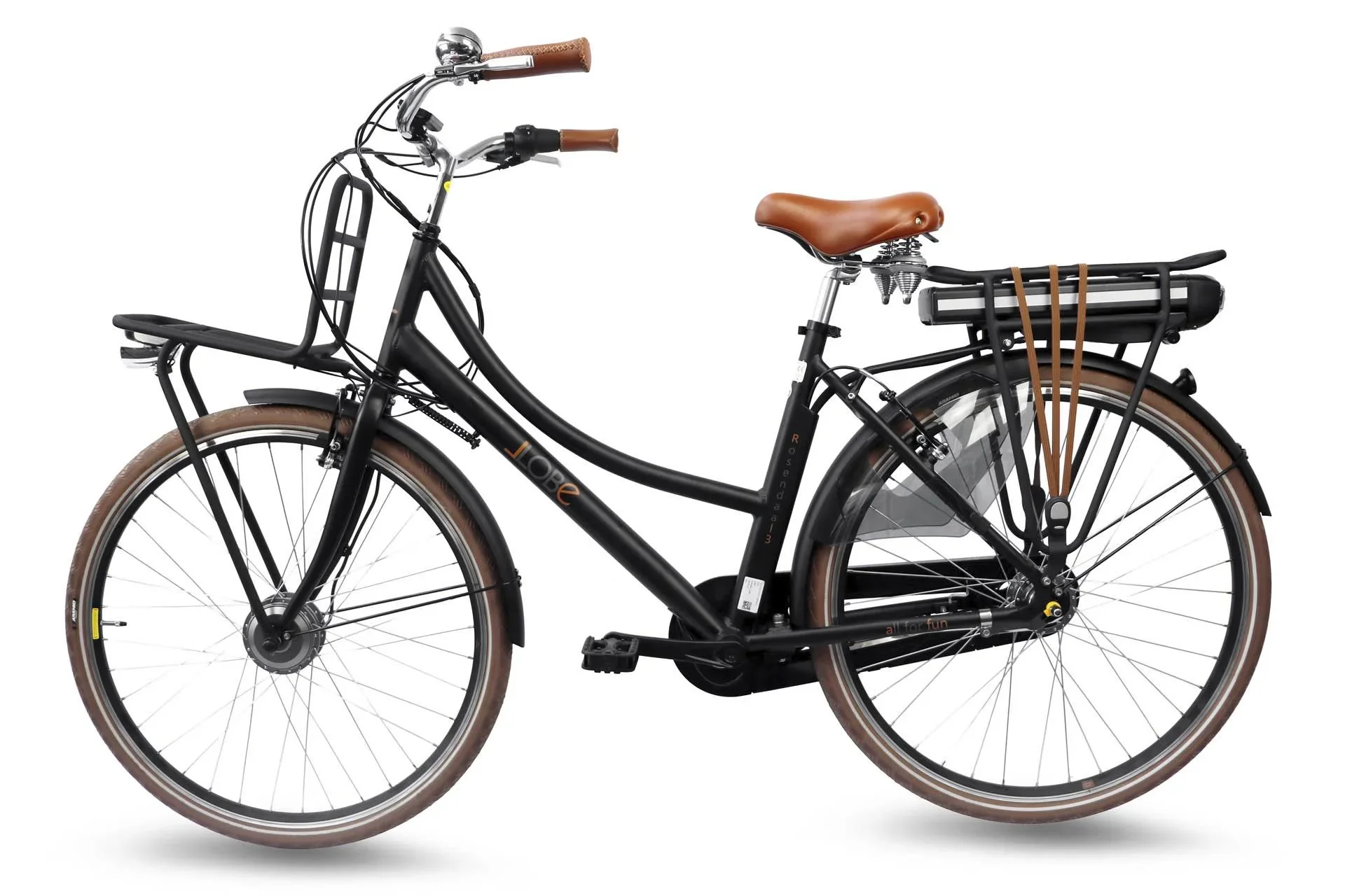 Damen City E-Bike, 28 Zoll, Rahmenhöhe 50 cm, 7-Gang Nabenschaltung, schwarz, Rosendaal 3 Lady, 13Ah - 1
