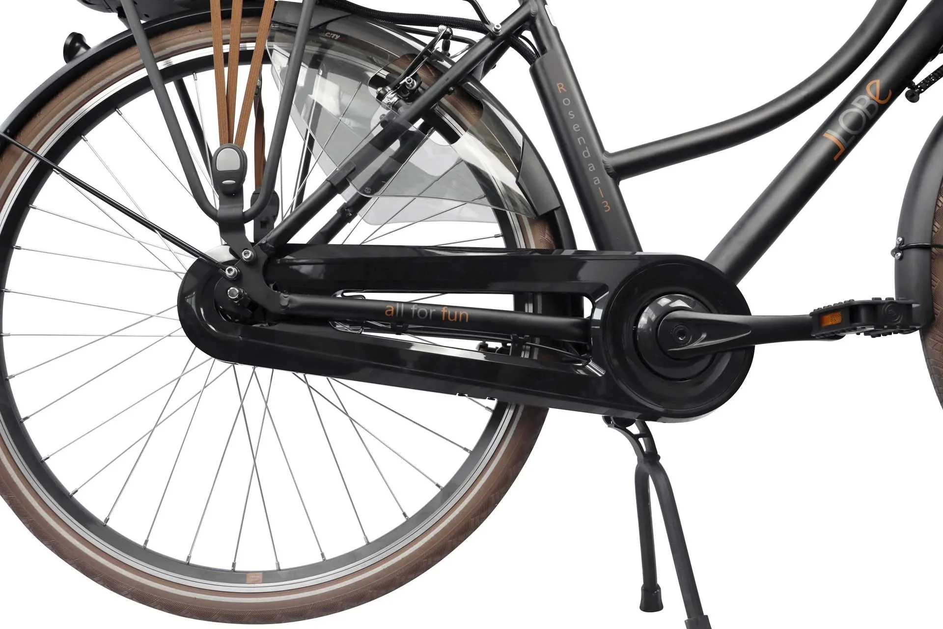 Damen City E-Bike, 28 Zoll, Rahmenhöhe 50 cm, 7-Gang Nabenschaltung, schwarz, Rosendaal 3 Lady, 13Ah - 10