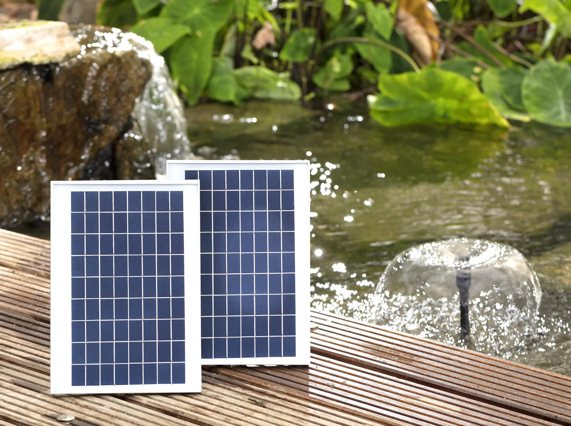 1600 l/h Solarpumpe mit Akku - 1