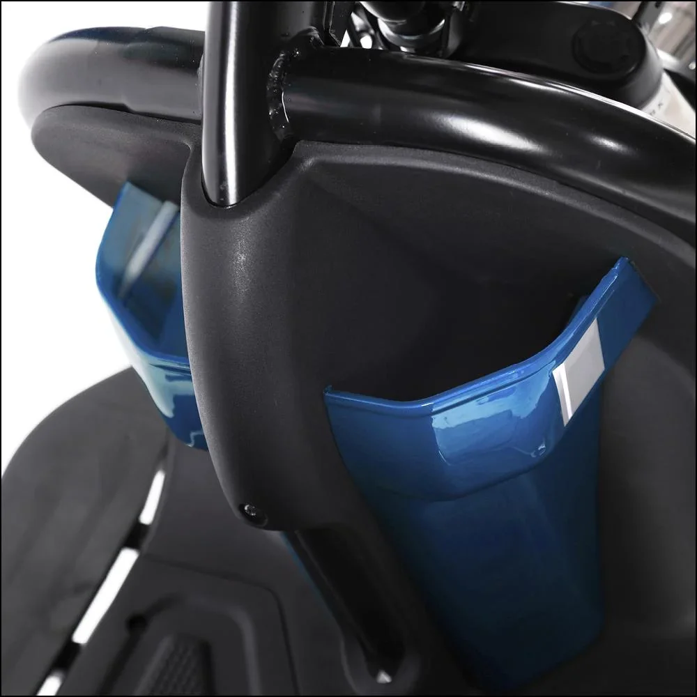 3-Rad E-Mobil Bari 6 km/h: 48V/20Ah Blei-Gel, blau - 1