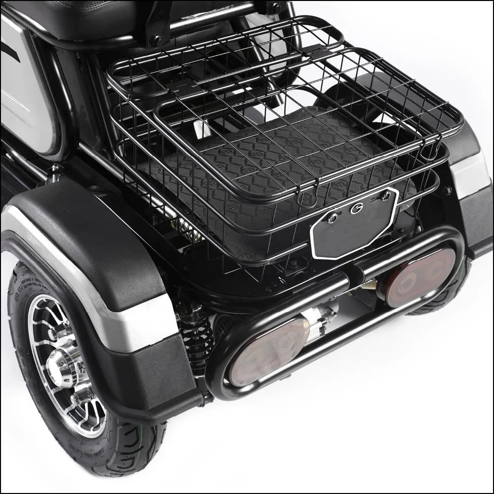 3-Rad E-Mobil Bari 6 km/h: 48V/20Ah Blei-Gel, blau - 8