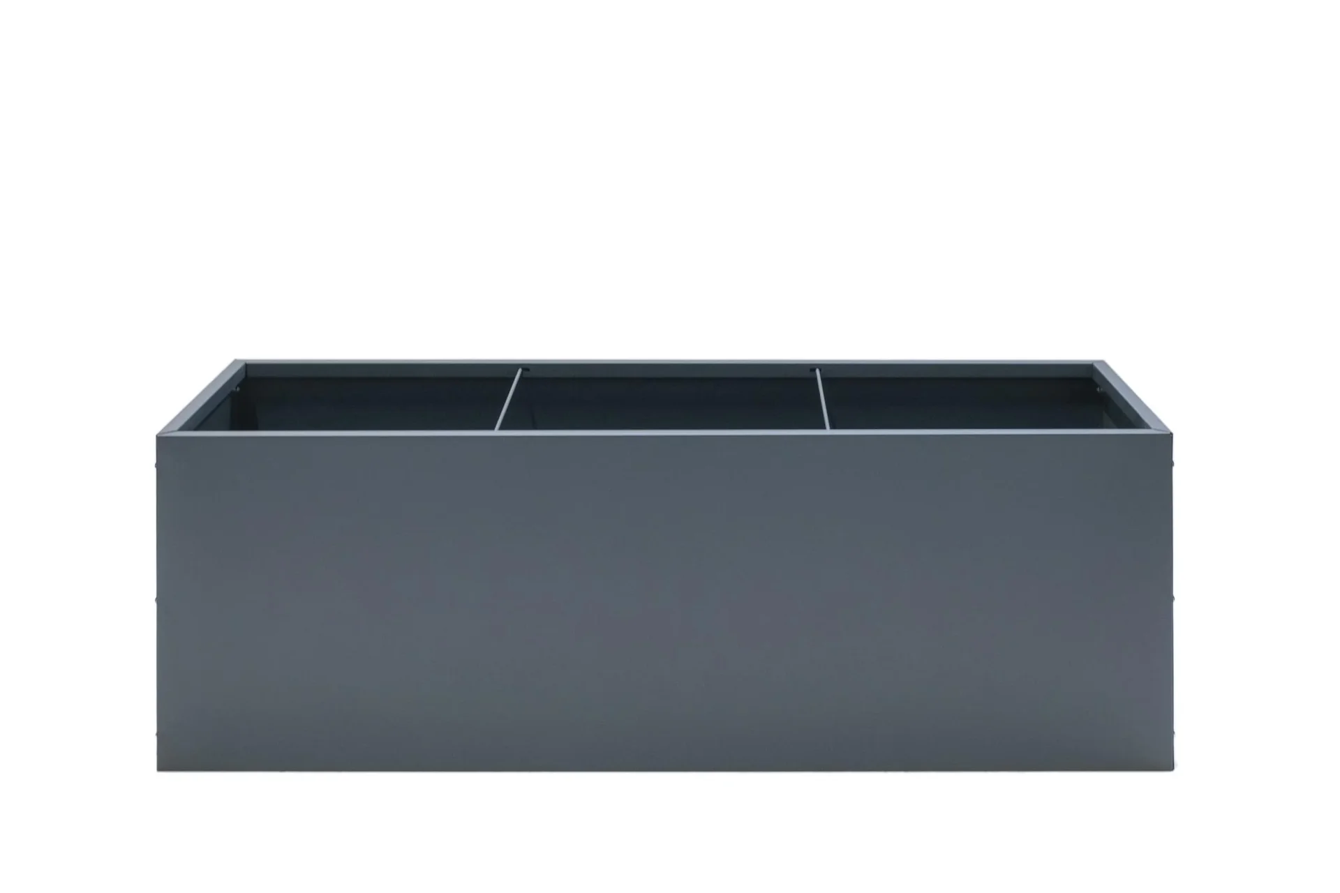 Metall Hochbeet Pflanzkasten 150x50x50 cm Anthrazit - 0