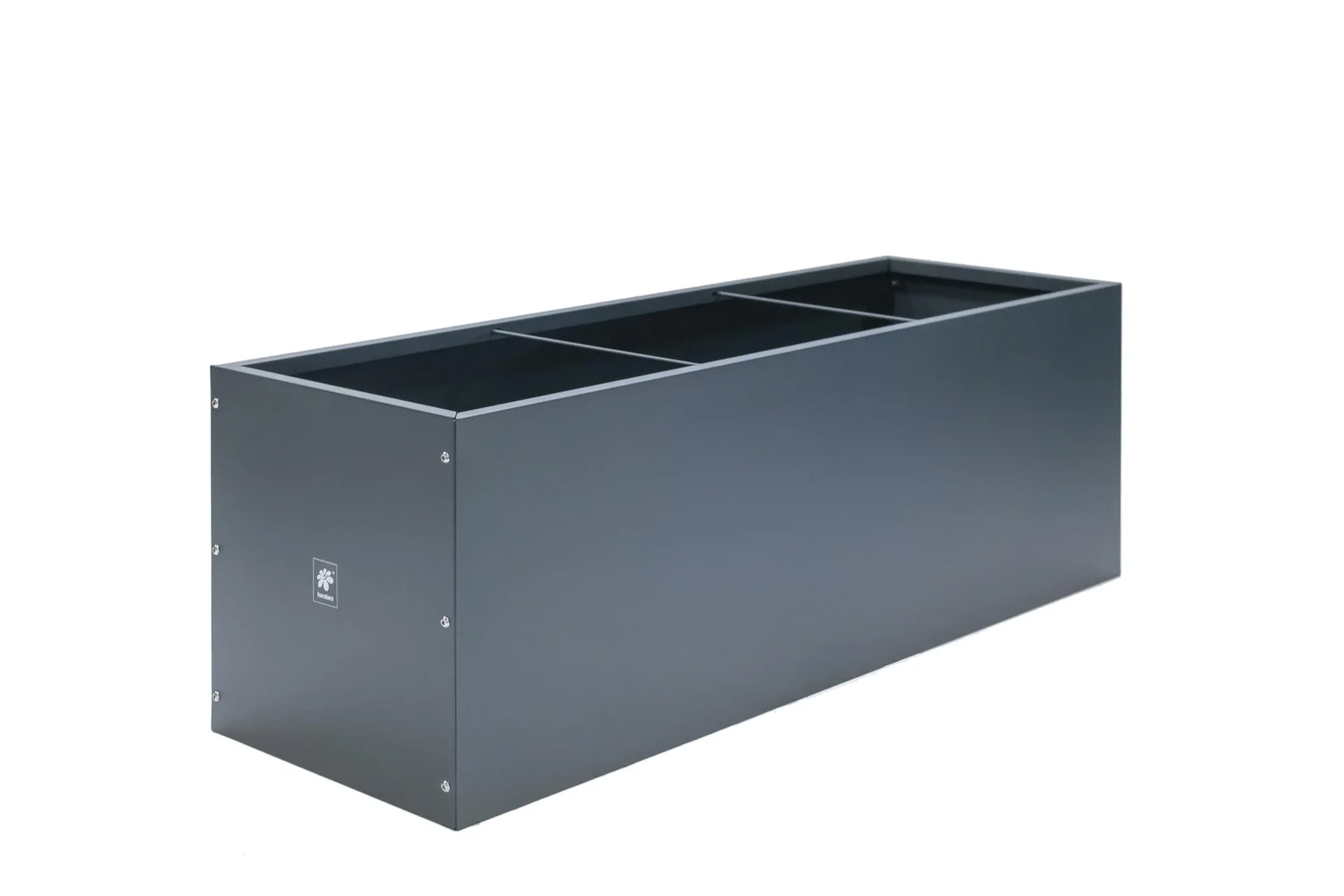 Metall Hochbeet Pflanzkasten 150x50x50 cm Anthrazit - 1