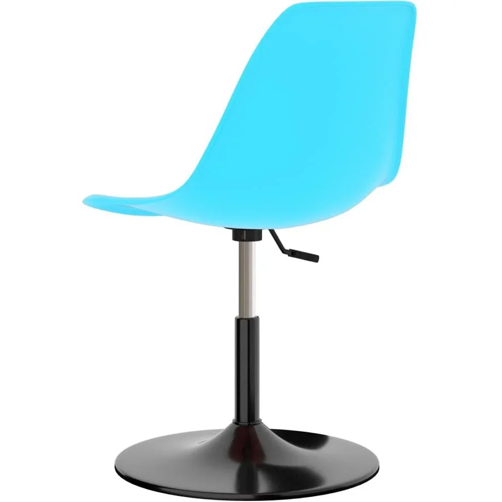 Esszimmerstühle drehbar 2tlg. PP blau - 1