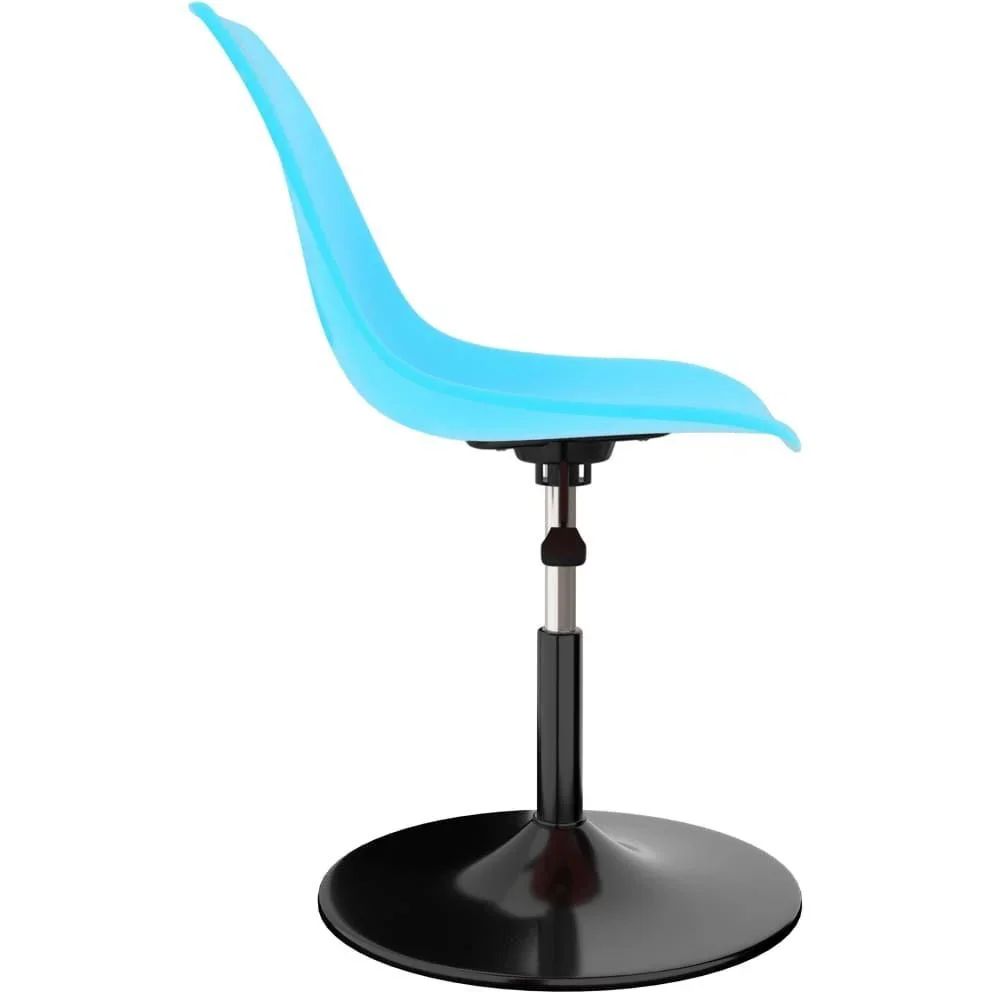 Esszimmerstühle drehbar 2tlg. PP blau - 4