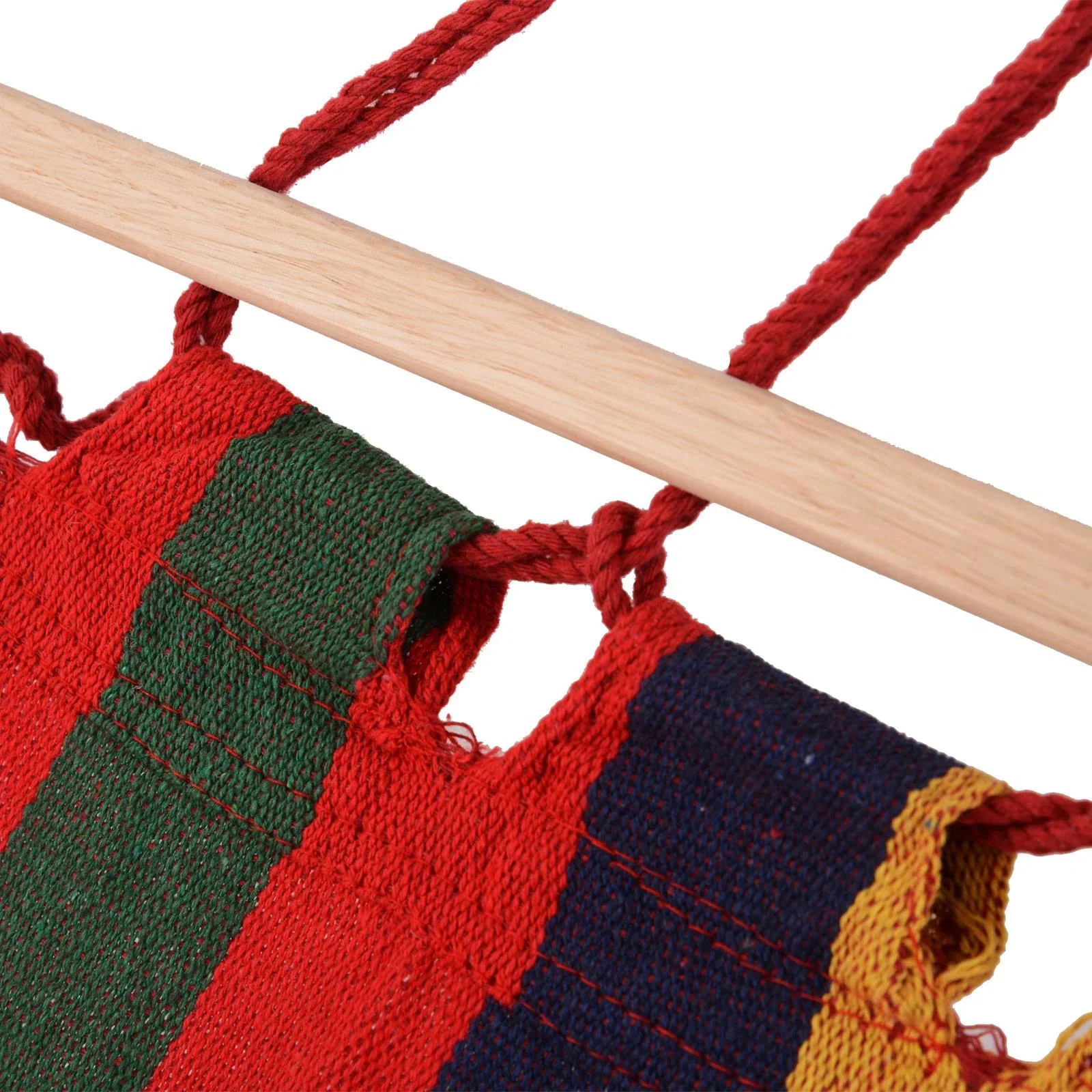 Hängematte Stabhängematte wetterfest UV-beständig 2 x 1 m bis 200 kg Bunt - 4