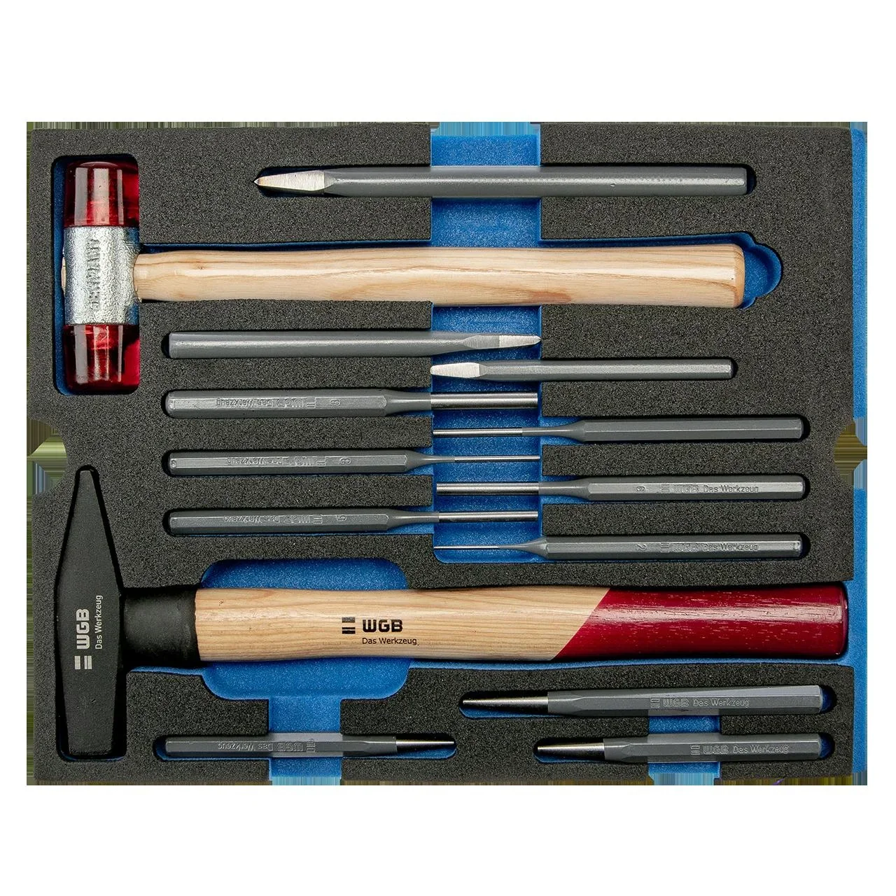 Werkstattwagen - 7 Schubladen, bestückt mit 9 Modulen, 140-teilig - 5