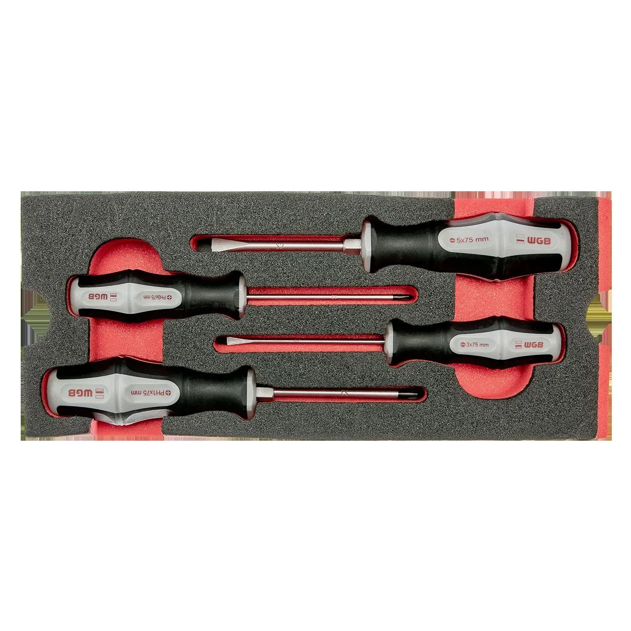 Werkstattwagen - 7 Schubladen, bestückt mit 9 Modulen, 140-teilig - 6