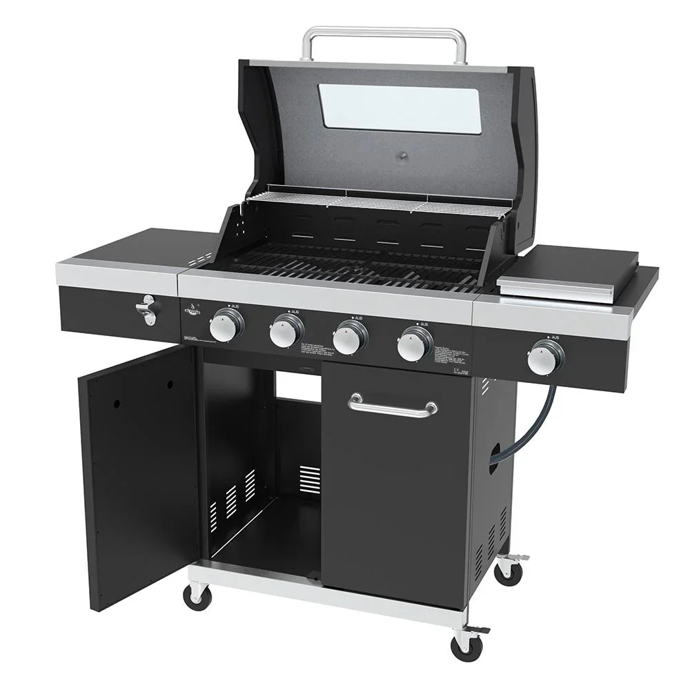 Gasgrill "Kingston" mit Infrarot-Seitenbrenner, inklusive Abdeckhaube - 4