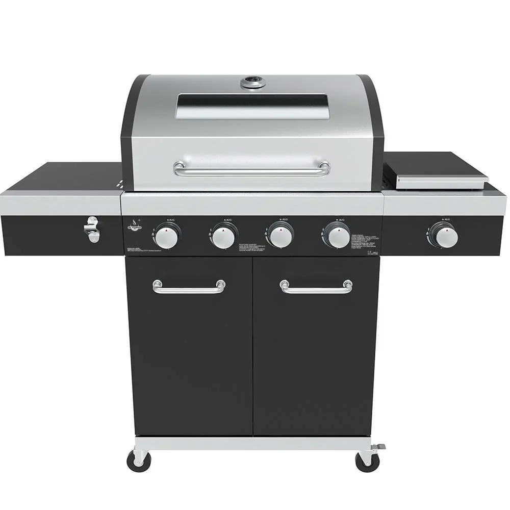 Gasgrill "Kingston" mit Infrarot-Seitenbrenner, inklusive Abdeckhaube - 10