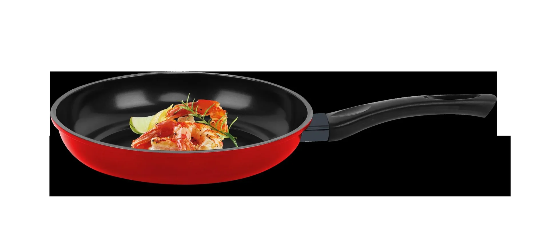 Carbon Pfannenset Rot, 3-teilig ( Ø 20 cm/ 24 cm/ 28 cm) mit Antihaft Diamantbeschichtung - 5