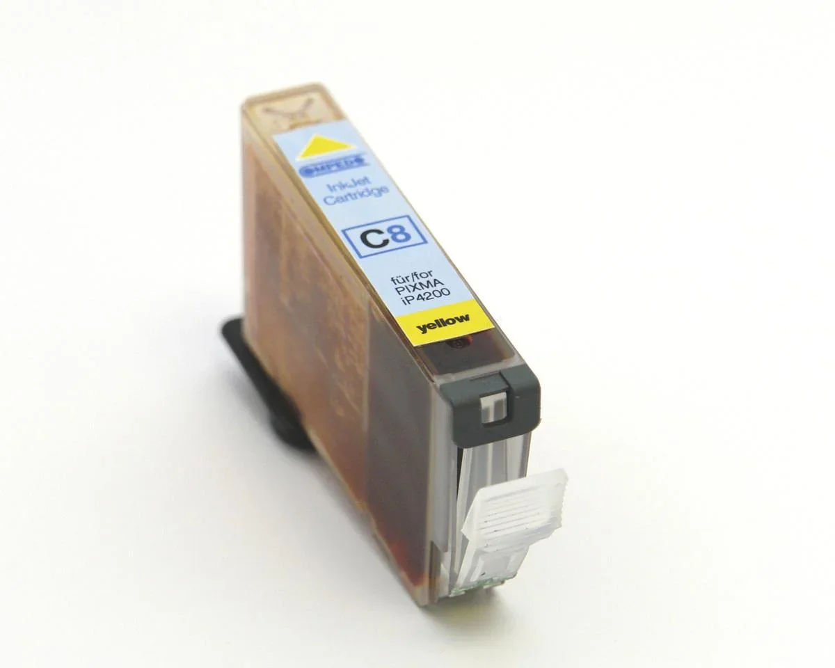 Druckerpatrone für CANON CLI-8 Chip gelb - 0