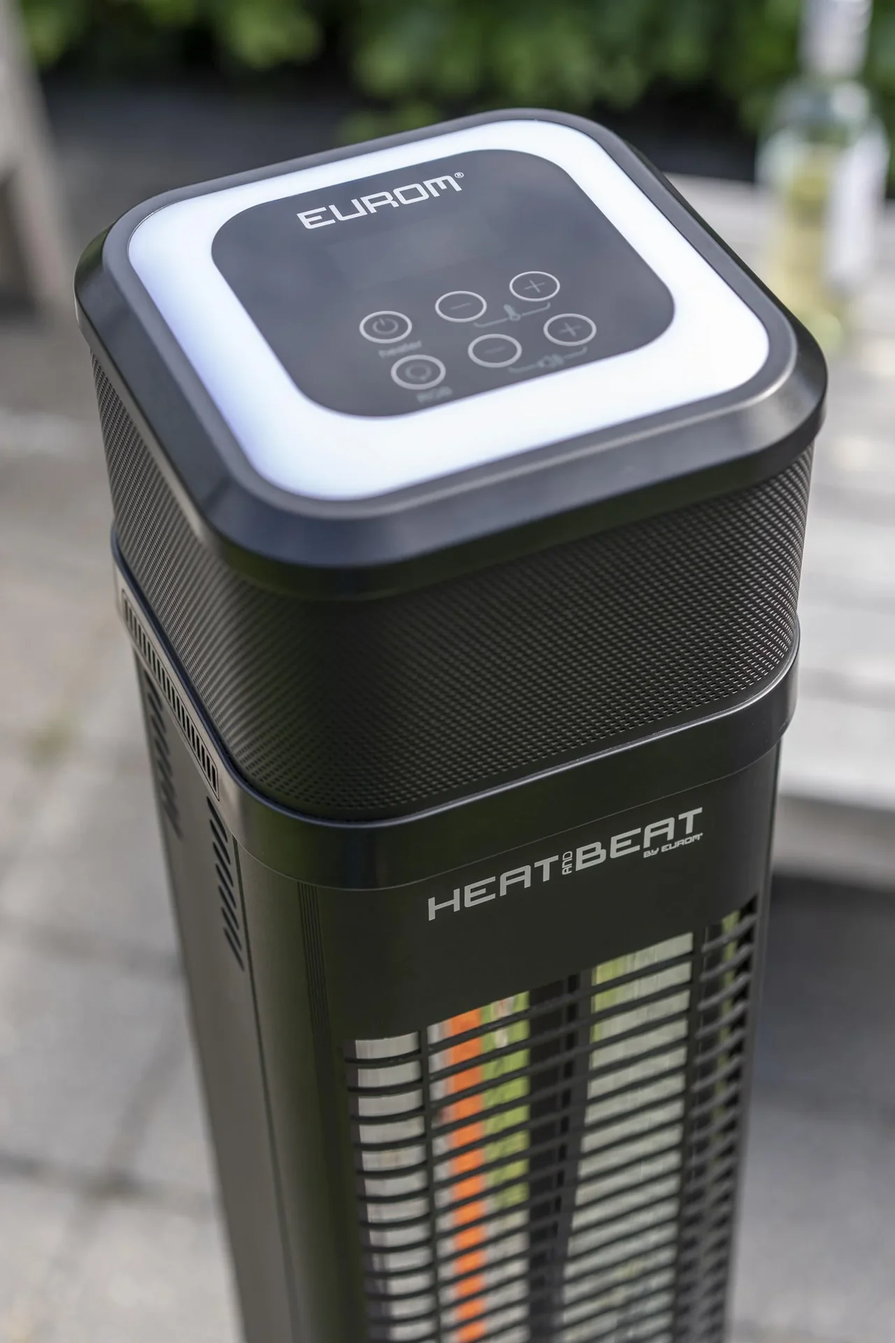 Terrassenheizer Heat and Beat Tower, stehend mit integriertem Lautsprecher - 1