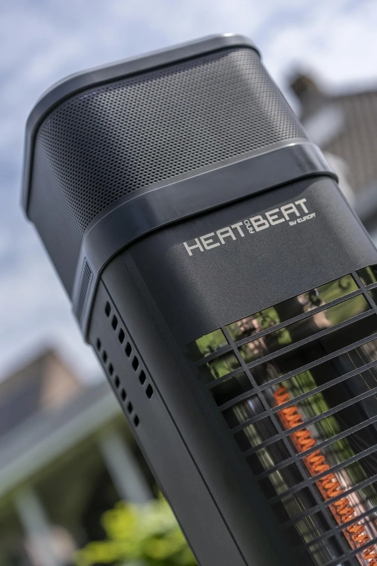 Terrassenheizer Heat and Beat Tower, stehend mit integriertem Lautsprecher - 2