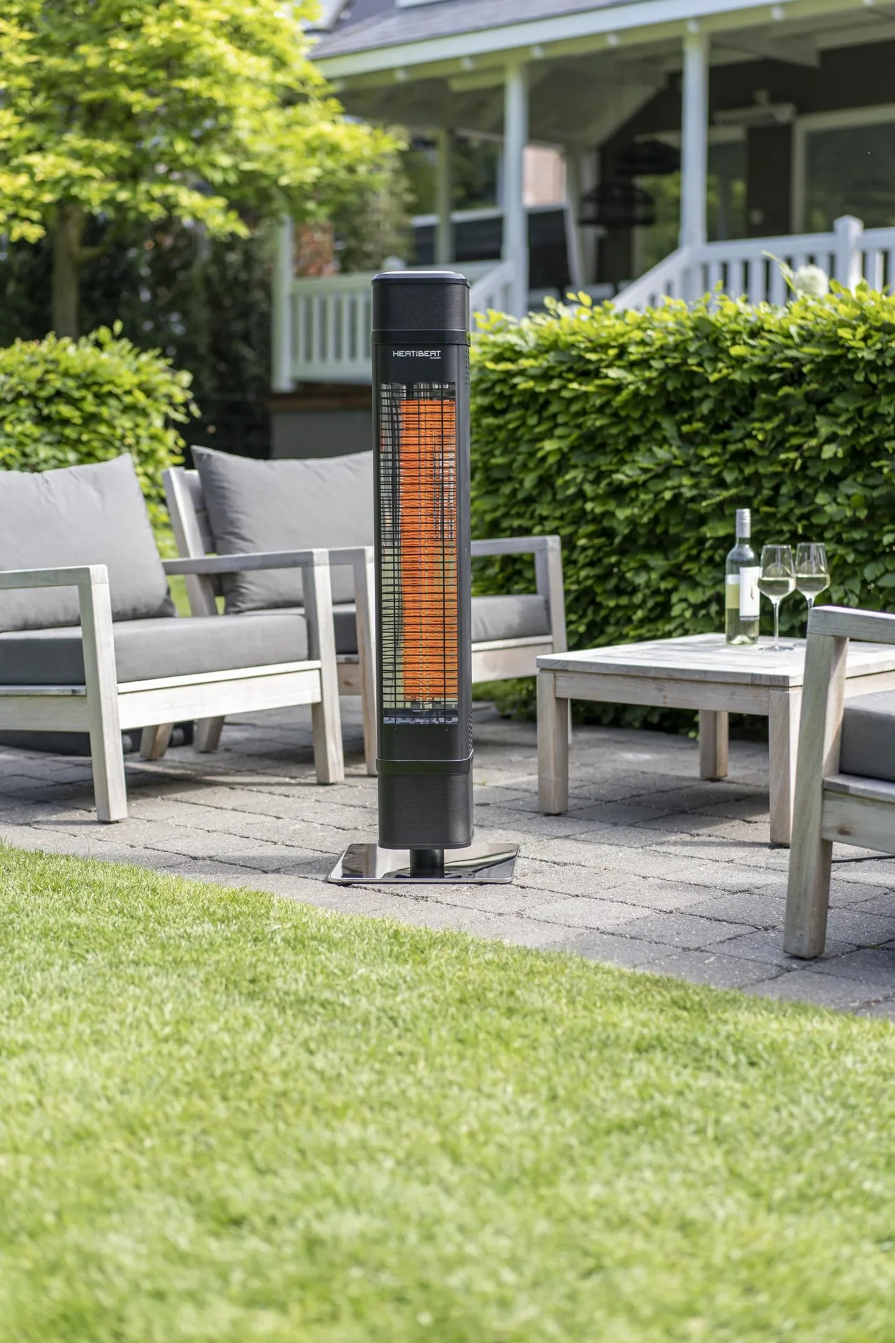 Terrassenheizer Heat and Beat Tower, stehend mit integriertem Lautsprecher - 8