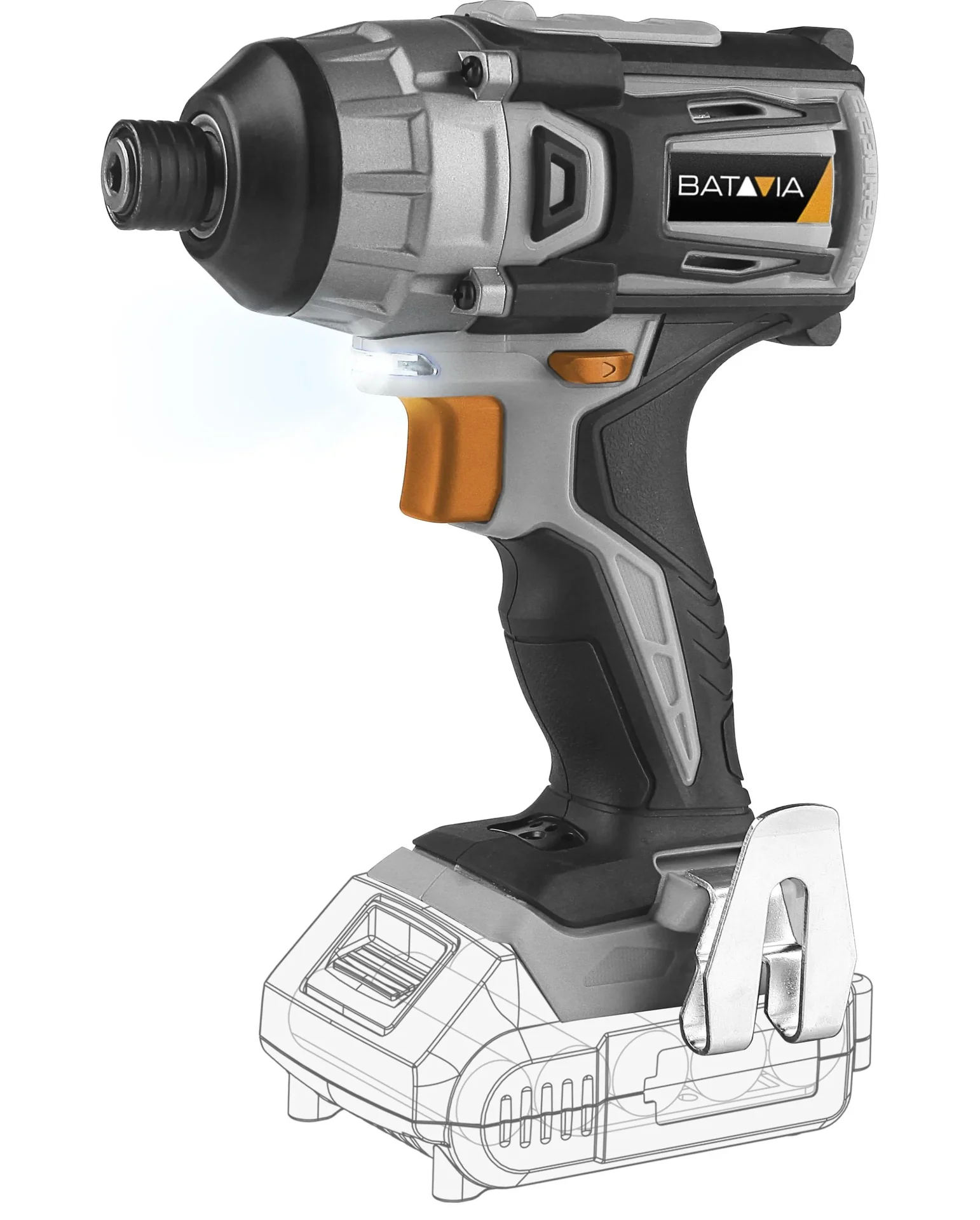 Maxxpack 18V Akku-Schlagschrauber Brushless (ohne Akku und Ladegerät) - 3