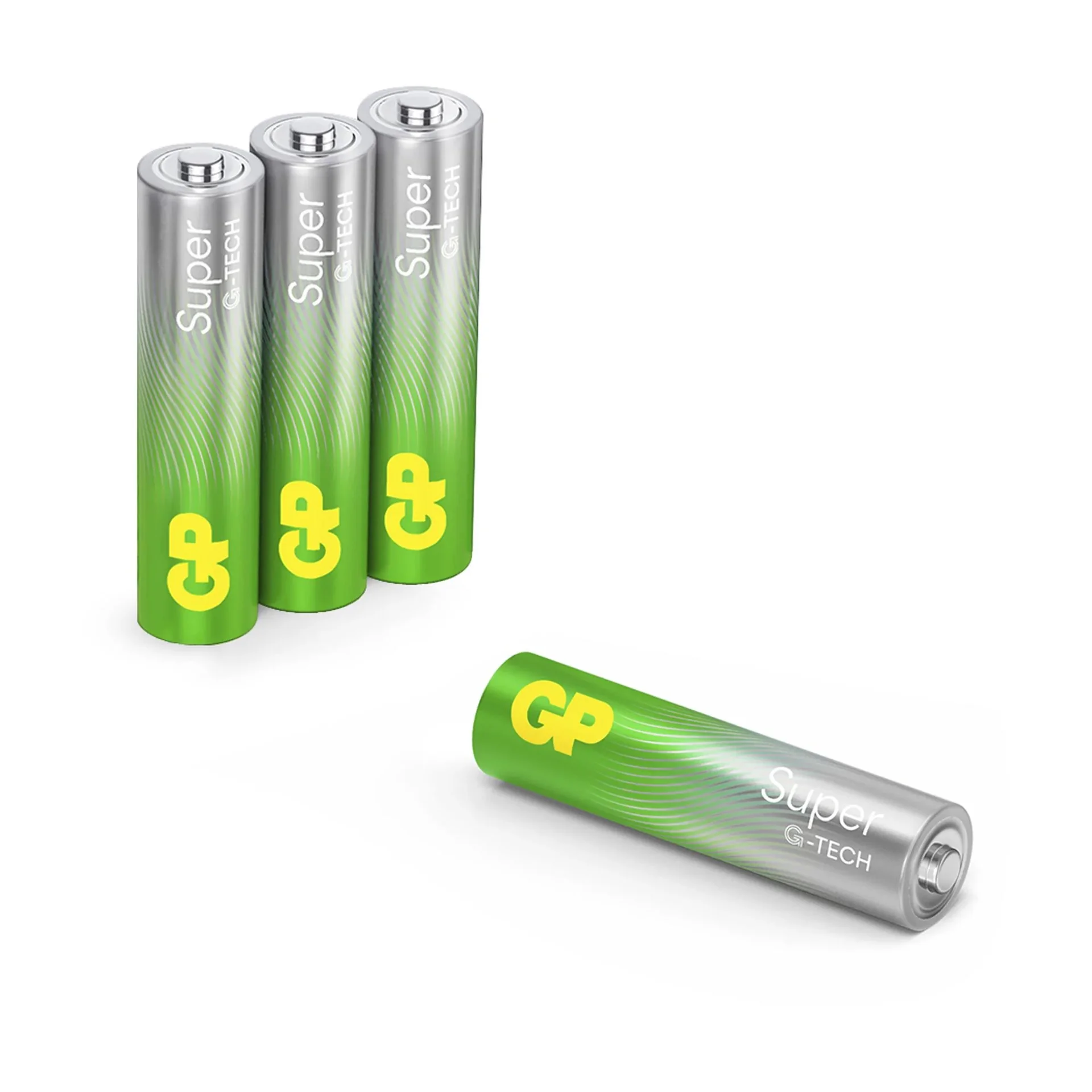 SUPER Micro (AAA) Alkaline Batterien - 4 Stück - 9