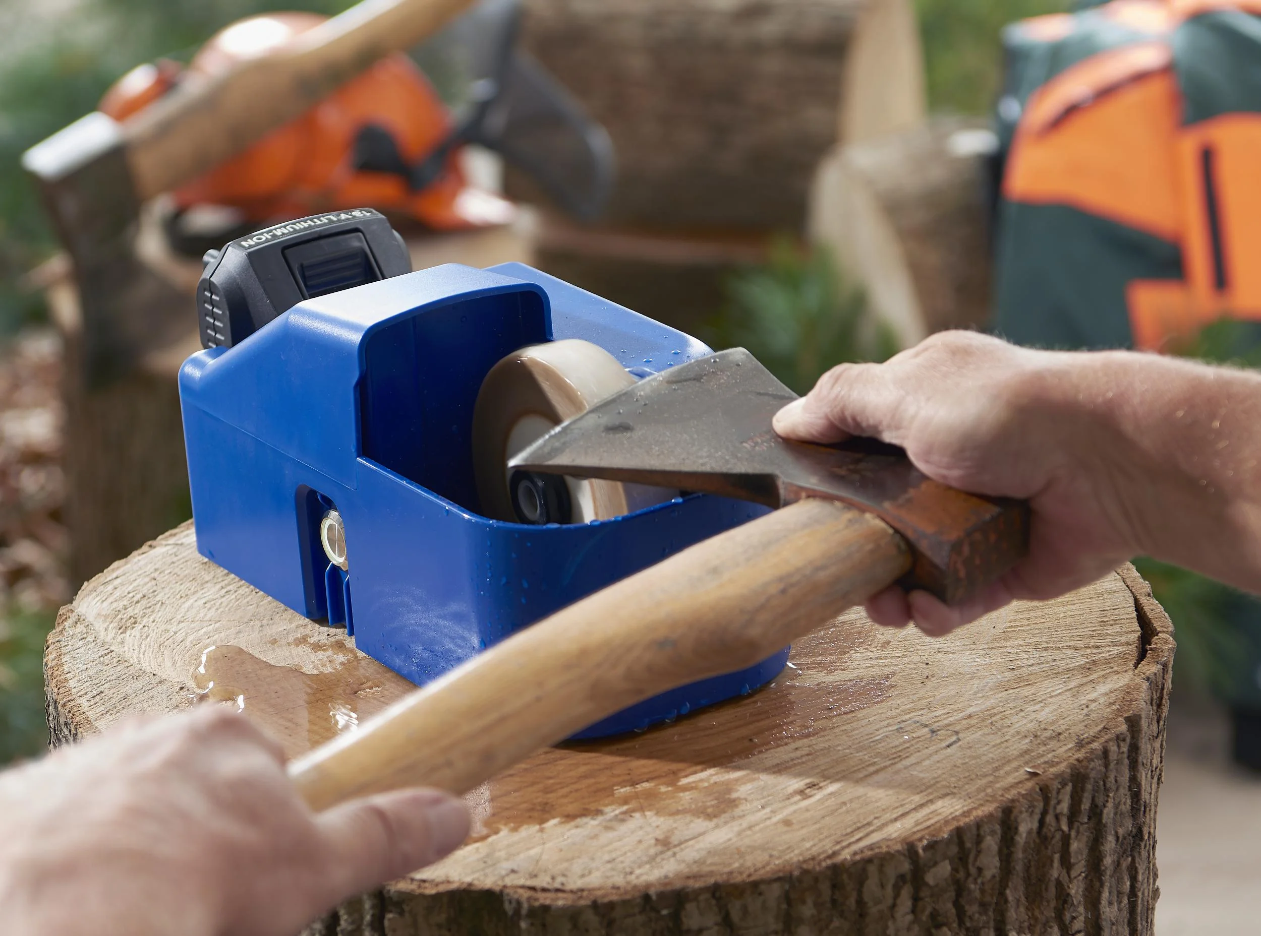 Akku Nass-Schleifer 18 Volt Li-Ion ANS18 (ohne Akku und Ladegerät) - 0