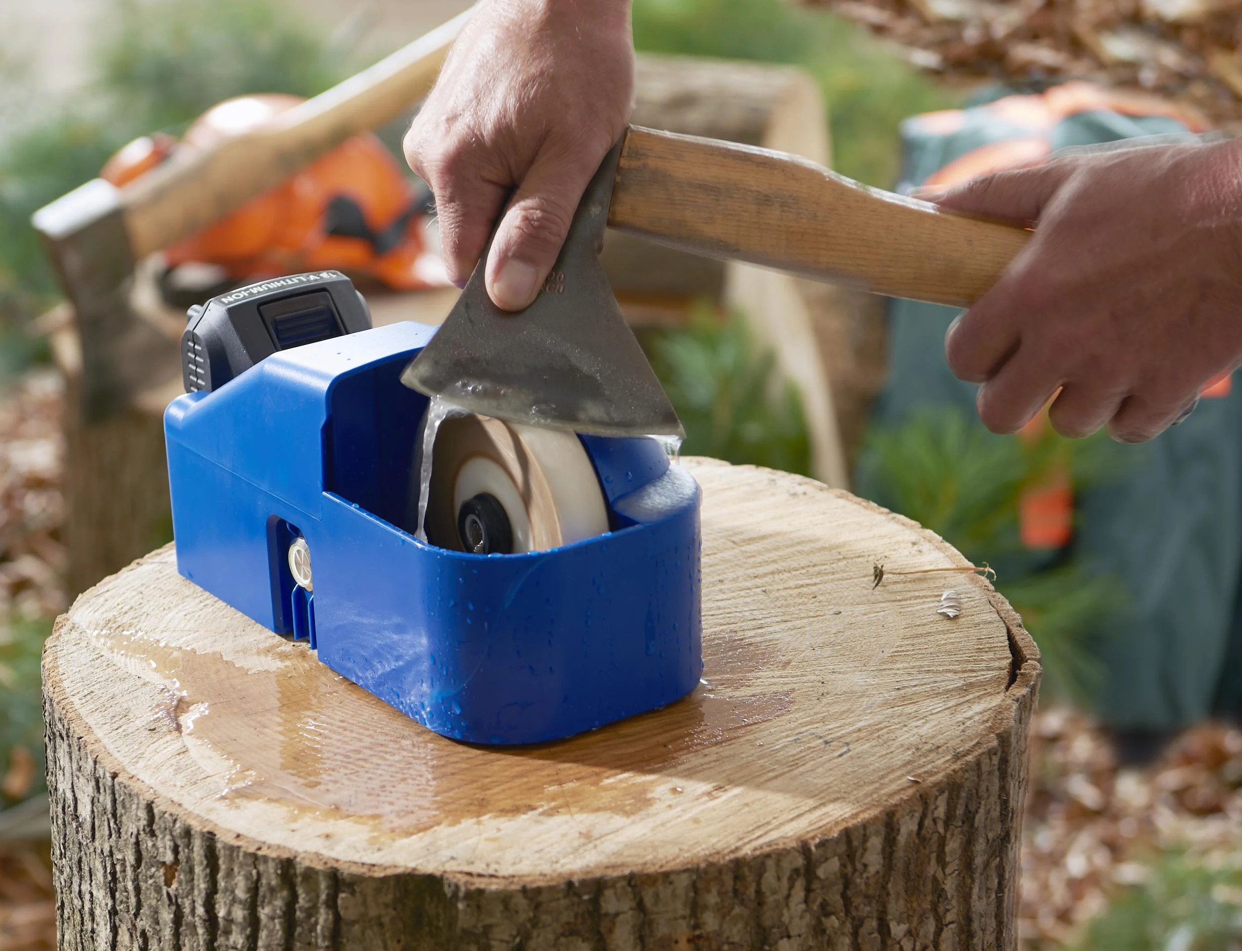 Akku Nass-Schleifer 18 Volt Li-Ion ANS18 (ohne Akku und Ladegerät) - 9