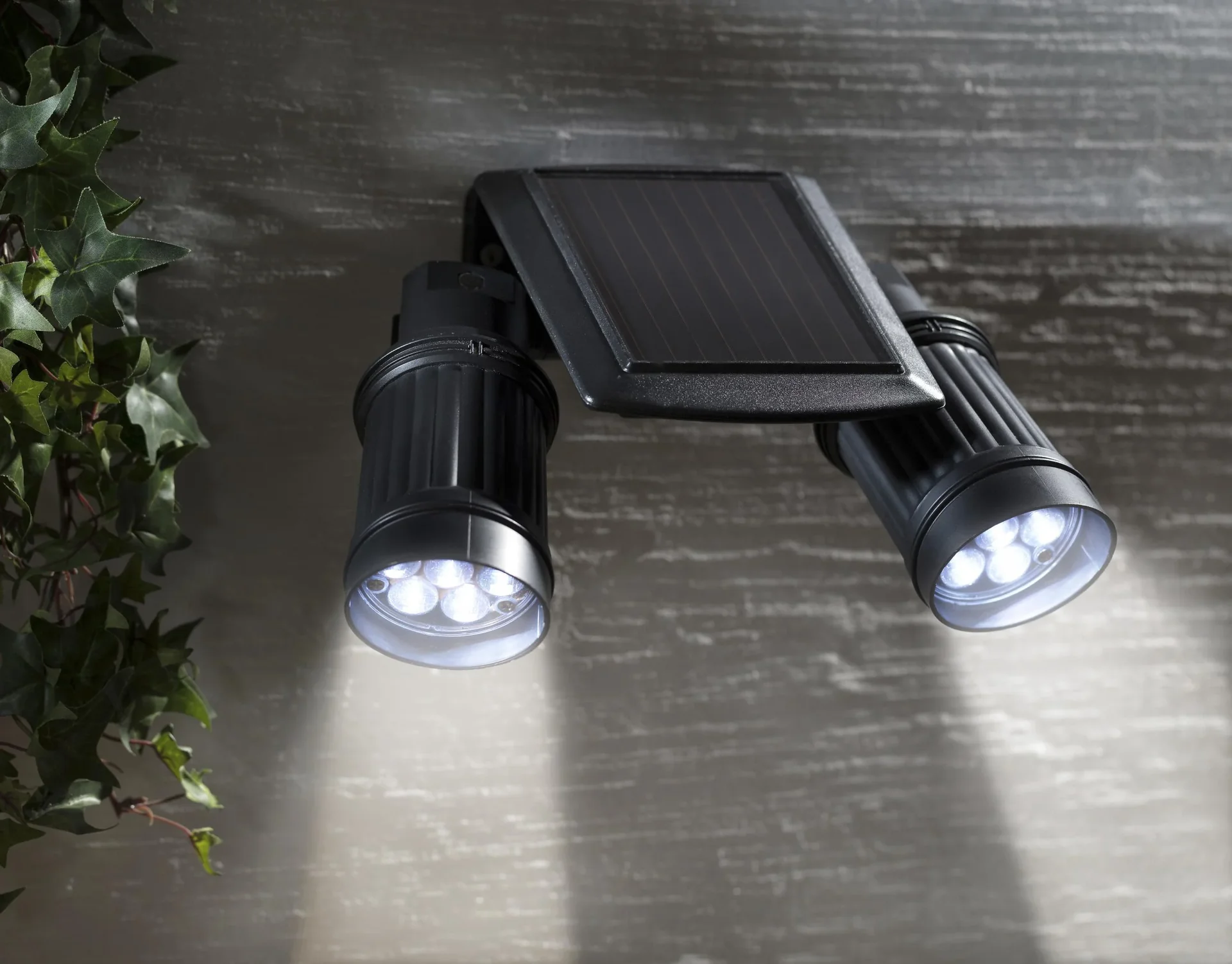 Doppel Solar Strahler mit Bewegungsmelder - 1