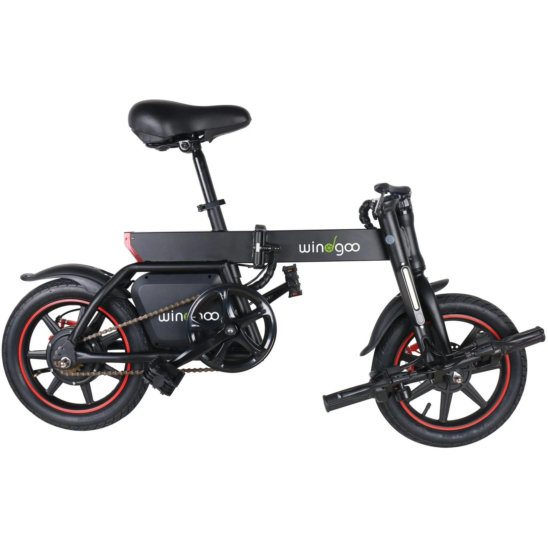 Windgoo B-20 Elektrisches Faltrad - Geschwindigkeit 25 km/h - 15 km Reichweite - Scheibenbremsen - 1
