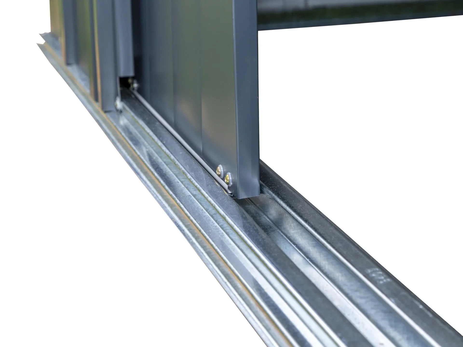 Metallgerätehaus, grau, 194x151x190 cm - 3