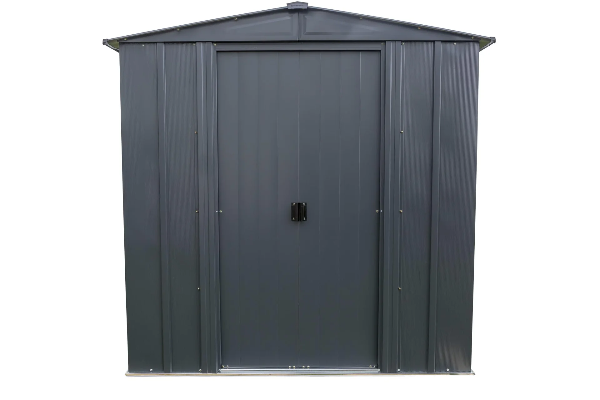 Metallgerätehaus, grau, 194x151x190 cm - 7