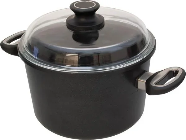 Kochtopf mit Glasdeckel, 20 cm, 12 cm hoch, 3 Liter - 0