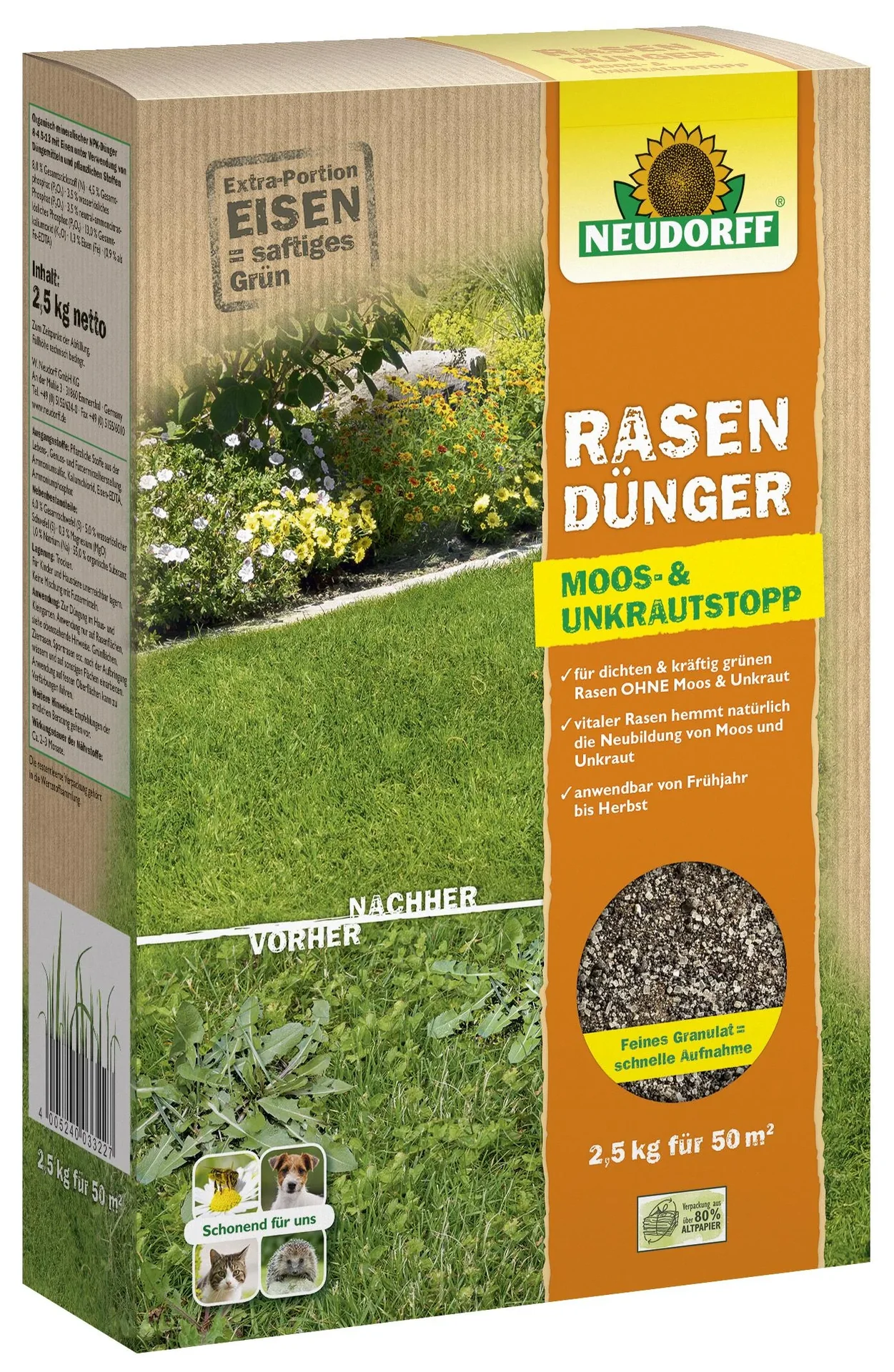 Rasendünger "Spezial 5 plus 1" - 2,5 kg - 0