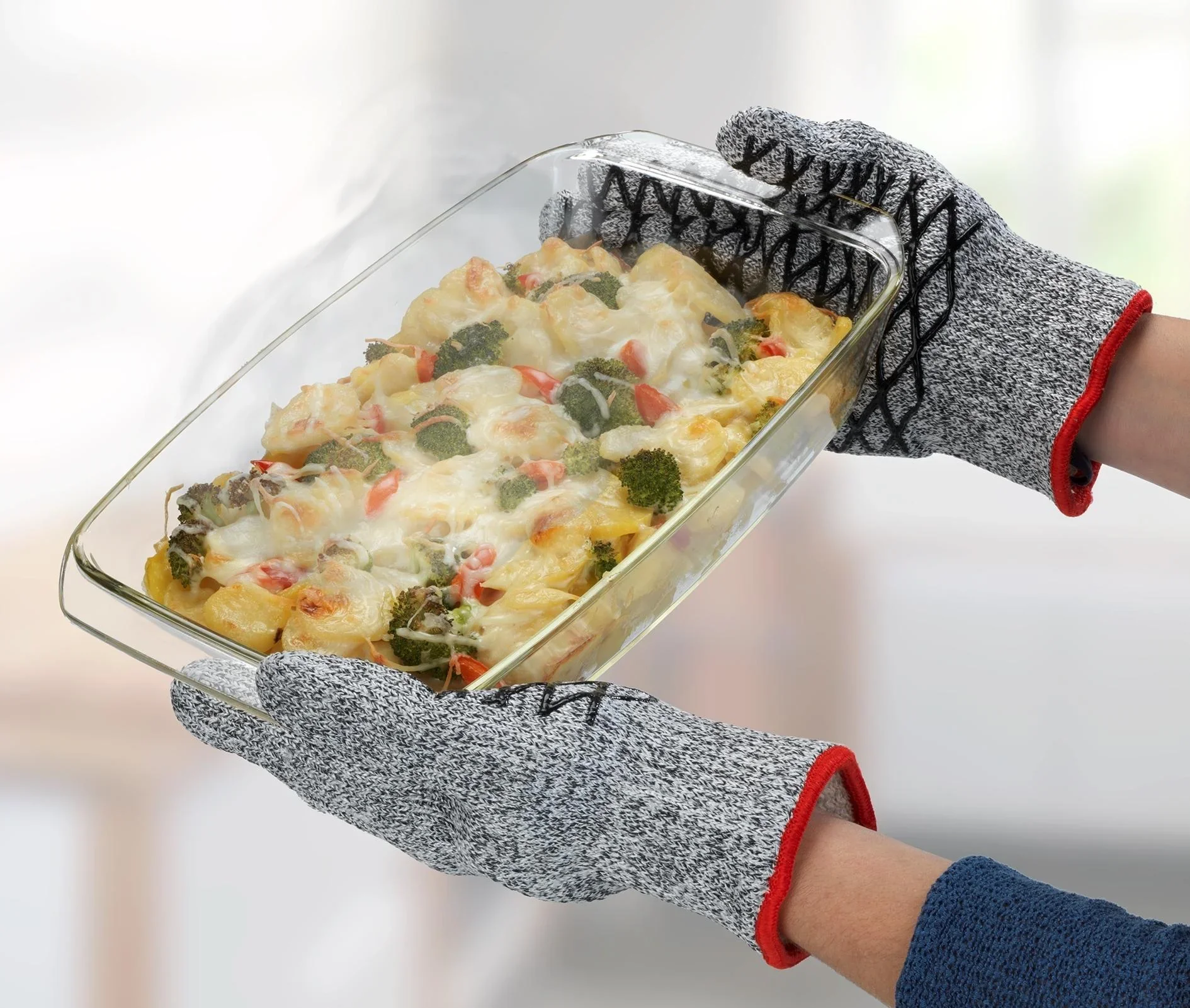 Hitze- und Schneidschutzhandschuhe, Herrengröße, 1 Paar - 1