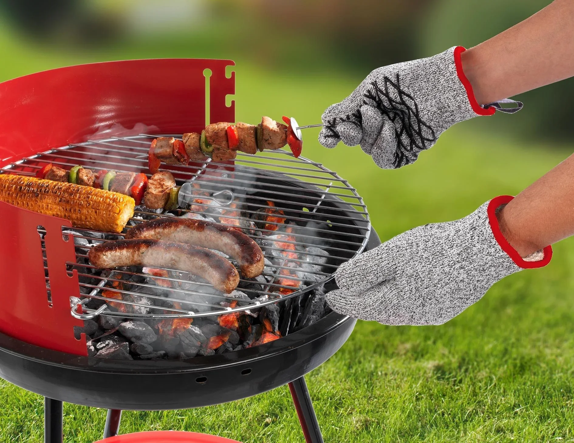 Hitze- und Schneidschutzhandschuhe, Herrengröße, 1 Paar - 6