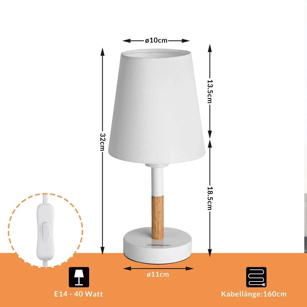 Tischlampen-Set 2-teilig Daisy weiß - 2