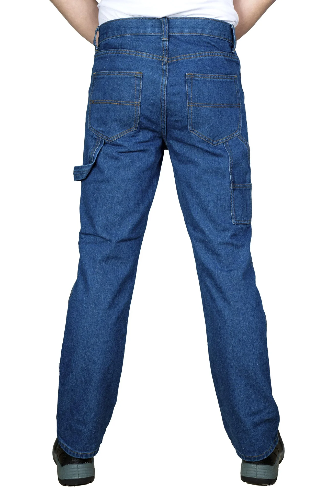 Arbeitsjeans aus strapazierfähigem Denim, Farbe blau, Gr. 48 - 10