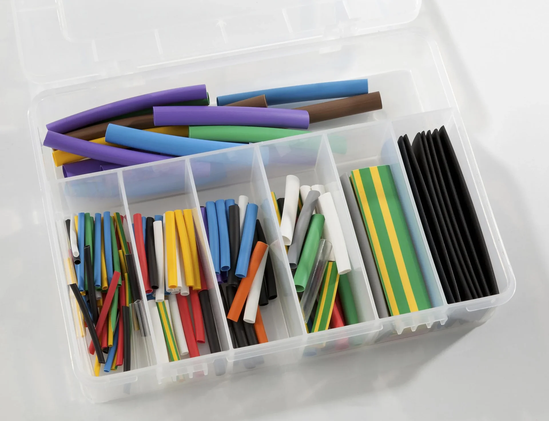 Schrumpfschlauch Sortiment 127-teilig, H-2(Z), farbig - 0