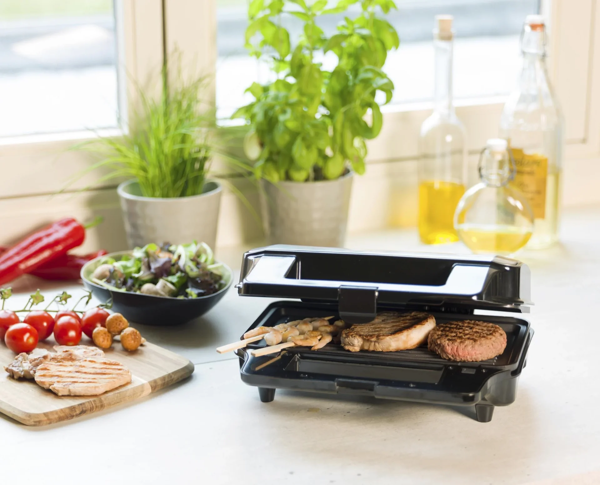 3-in-1 Wechselplatten-Grill XL - 9