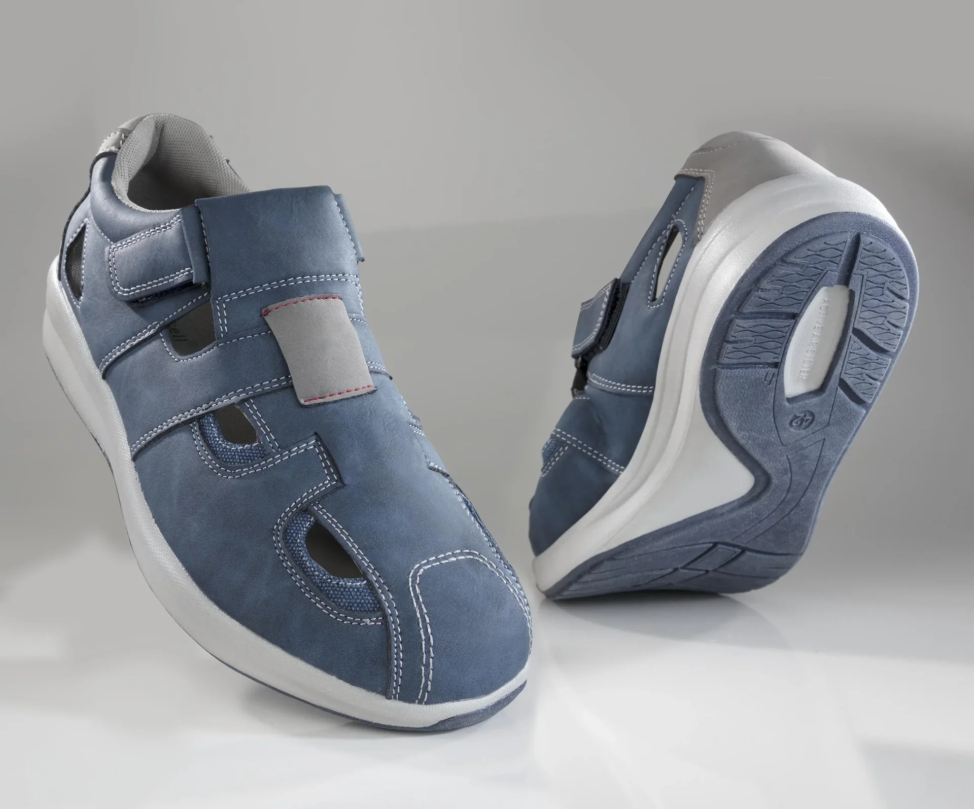 Komfortsandale, Farbe marine, Gr. 40 - 4