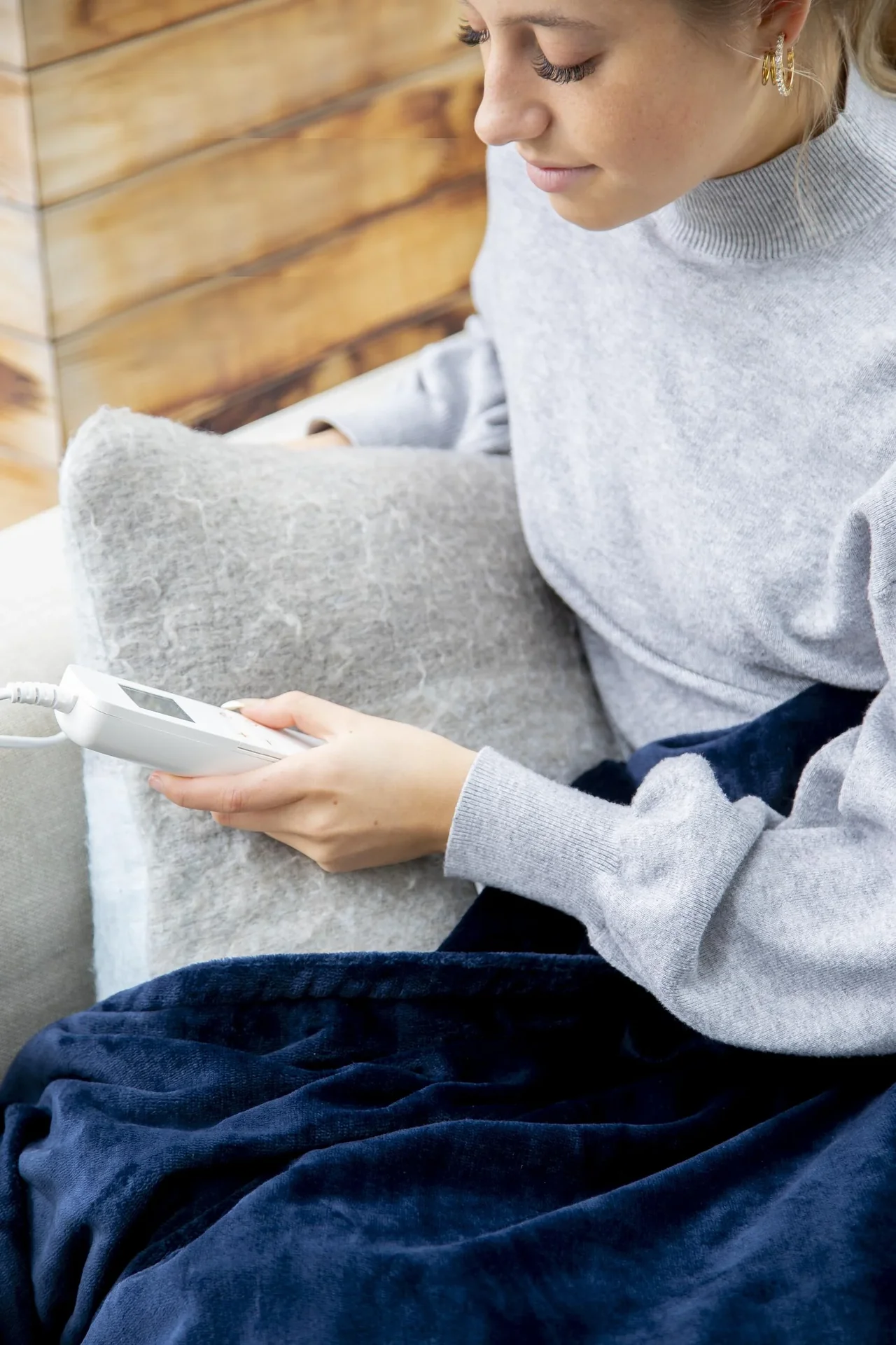 Kuschelheizdecke, elektrisch, 180 x 130 cm - 3