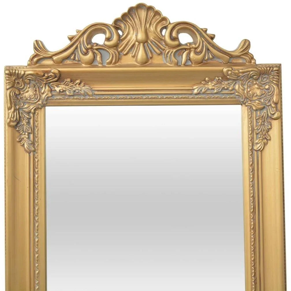 Freistehender Spiegel Barok 160x40cm gold - 1