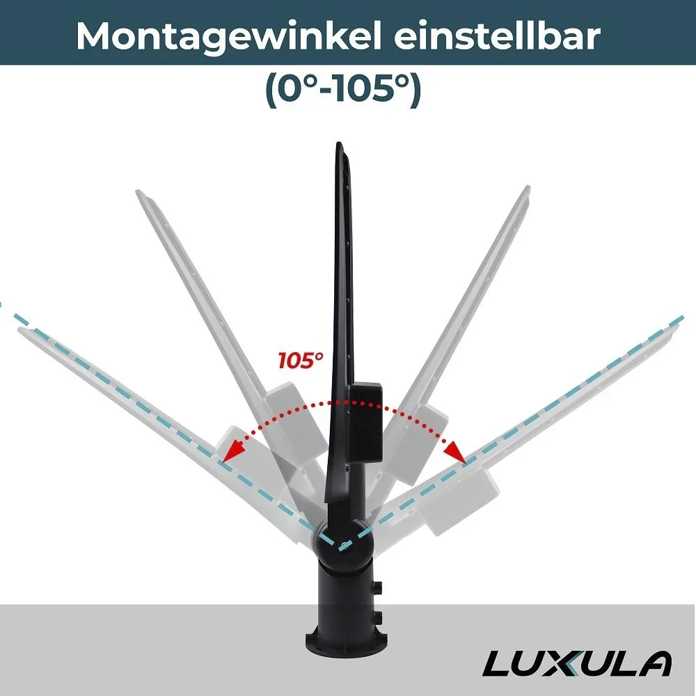 LED-Straßenleuchte 100 W bietet 11700 lm, 5000 K (neutralweiß) & IP65 Schutz - 4