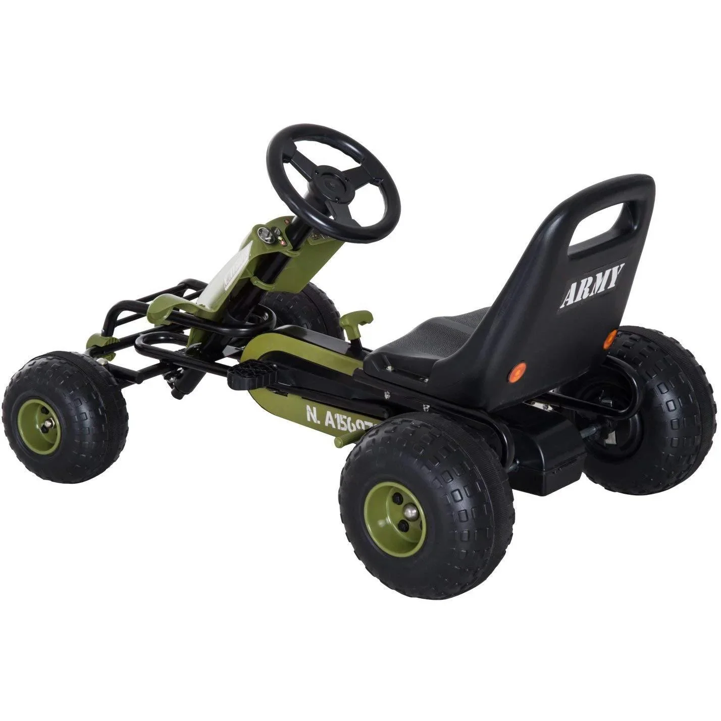 Tretauto Tretfahrzeug Go Kart ab 3 Jahre Grün - 1