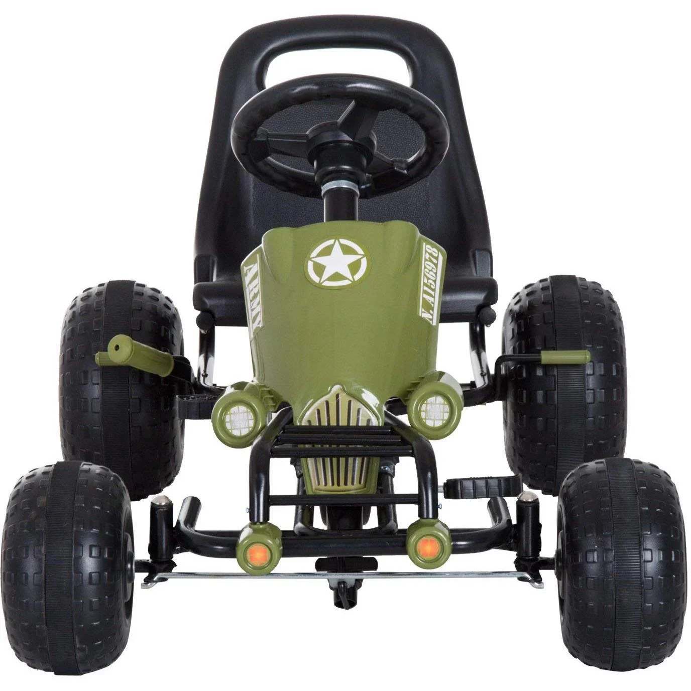 Tretauto Tretfahrzeug Go Kart ab 3 Jahre Grün - 3