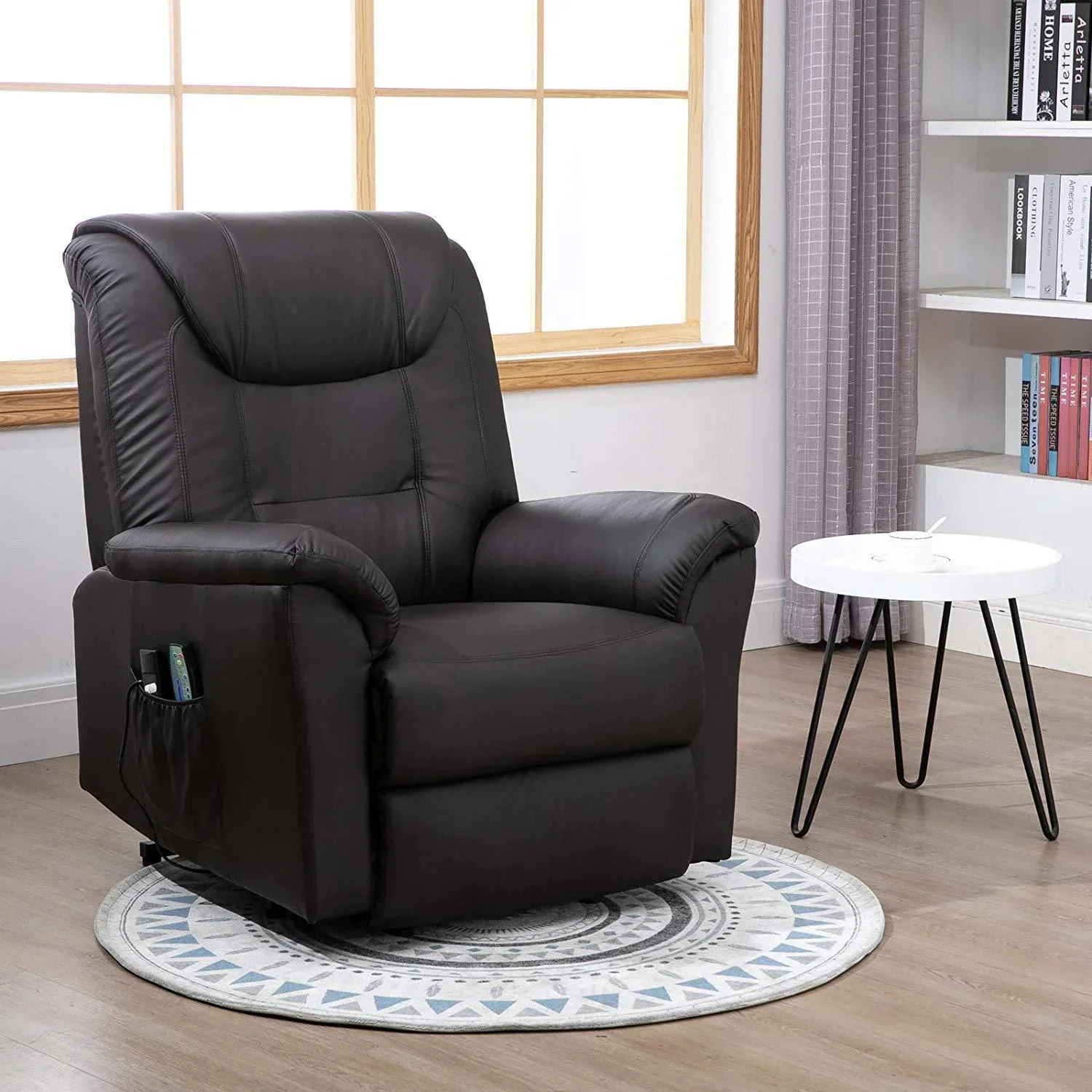 Massagesessel mit Wärmefunktion und Aufstehhilfe - 0