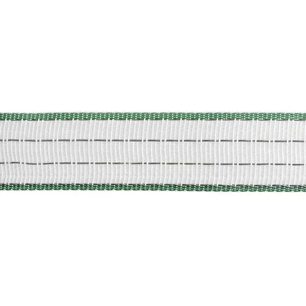 Sternband, 40 Mm, Weiß/Grün, 4Xcu 0,30+6X Edelstahl 0,30 - 0
