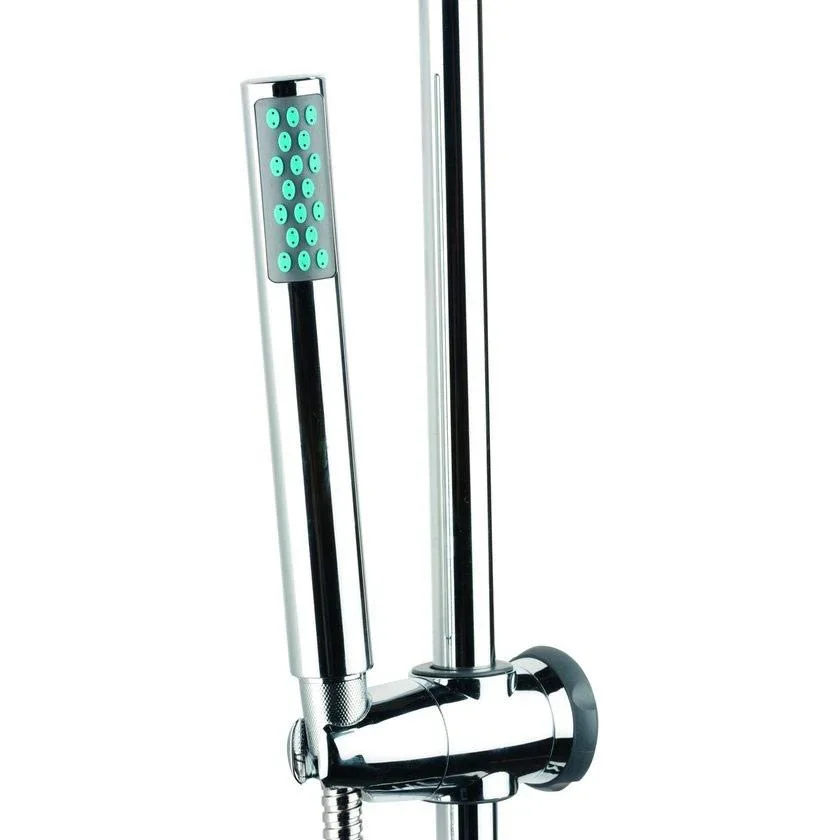 Brausegarnitur - Regendusche - Handbrause - Chrom - 4